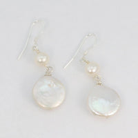 Thumbnail for Christy Jean - Coin Pearl Dangles -