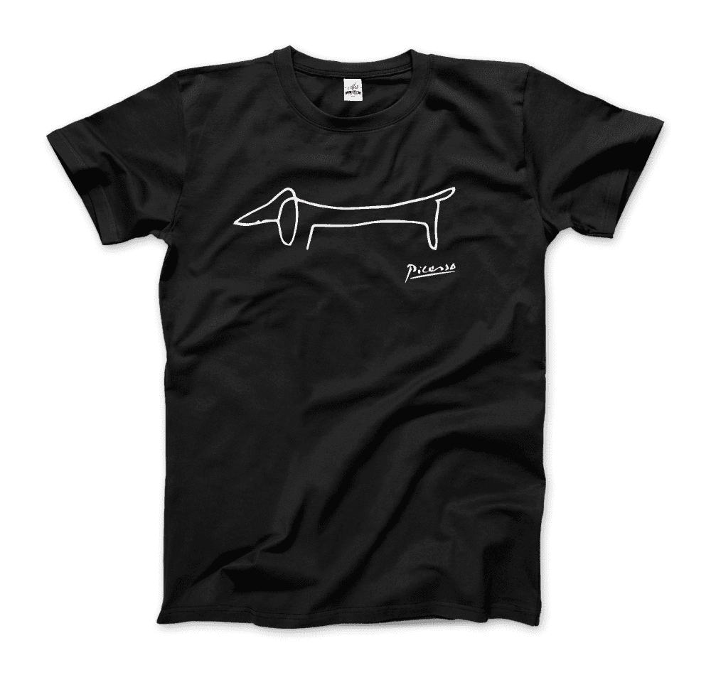 Pablo Picasso Dachshund Dog (Lump) Artwork T-Shirt - 6 COLORS