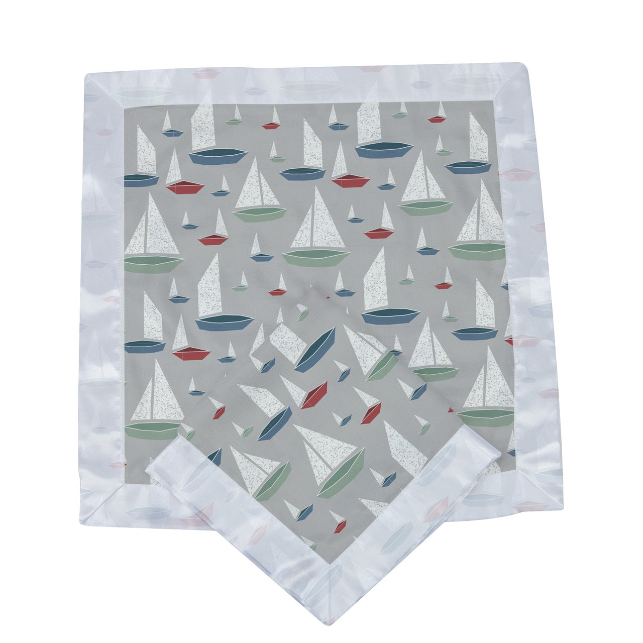 Marina Sailboats Bamboo Newcastle Blankie -