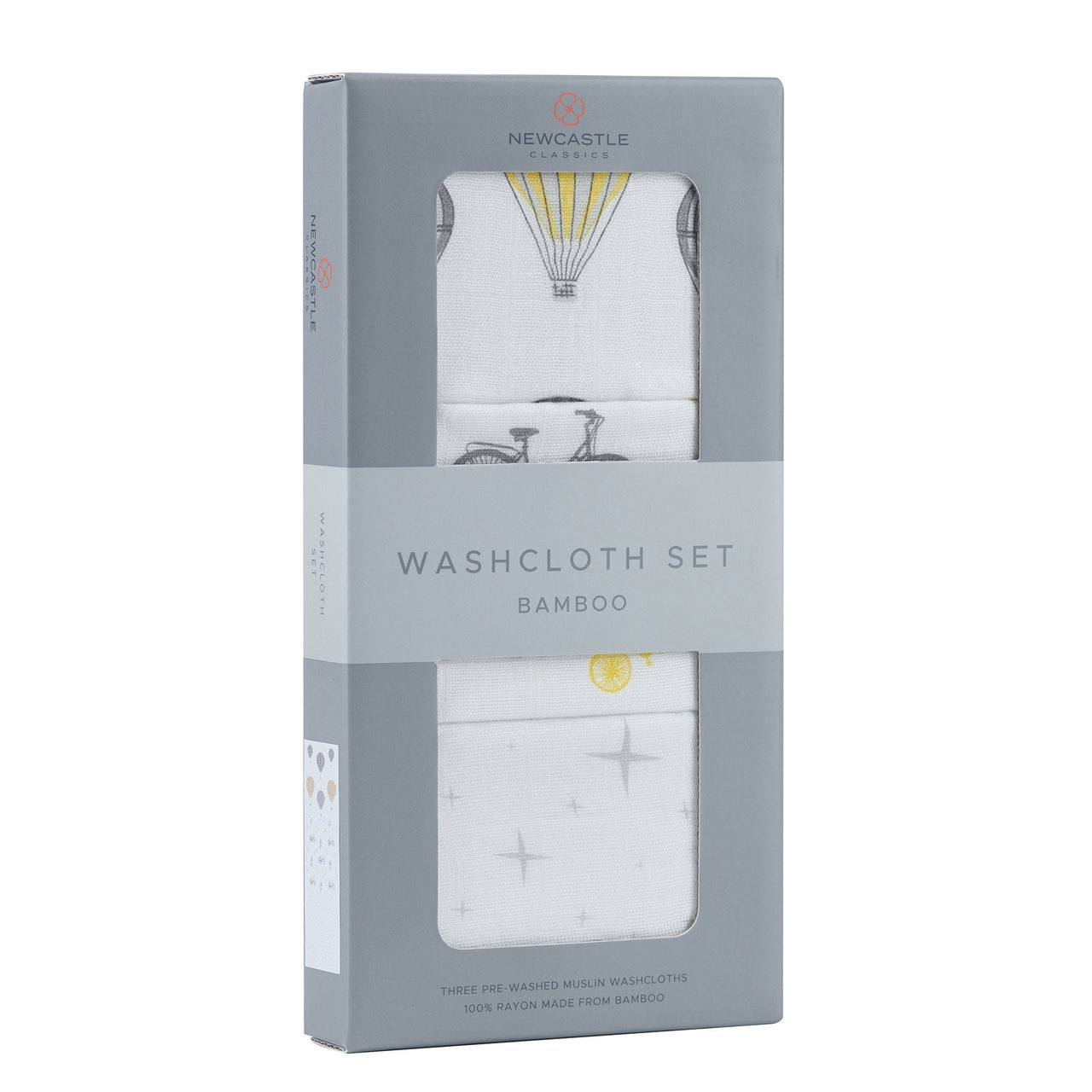 Newcastle - World Traveler Bamboo Washcloth Set 3PK -