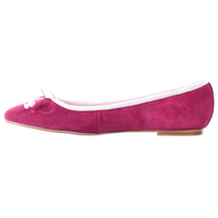 Thumbnail for Bow Suede Ballerina (Magenta) -