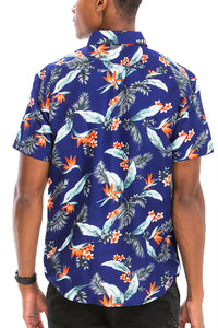 Thumbnail for WEIV - Digital Print Hawaiian Short Sleeve Shirt -