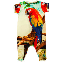 Thumbnail for Footie - Short Sleeve - Macaw -