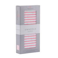 Thumbnail for Newcastle - Candy Stripe Bamboo Muslin Swaddle -