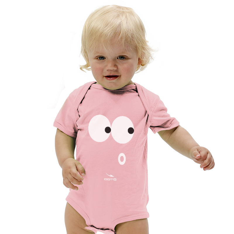 OOTO - EYE SEE - OH OH! - Infant Unisex Premium Soft Cotton Bodysuit - 6 / 24 MOS - 4 COLORS -