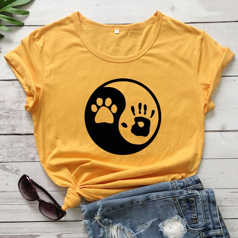 Yin Yang Palm and Paw Print - [23 DAY DELIVERY] - 17 COLORS -