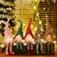 Thumbnail for Light-Up Long Leg Christmas Gnomes - 15.7