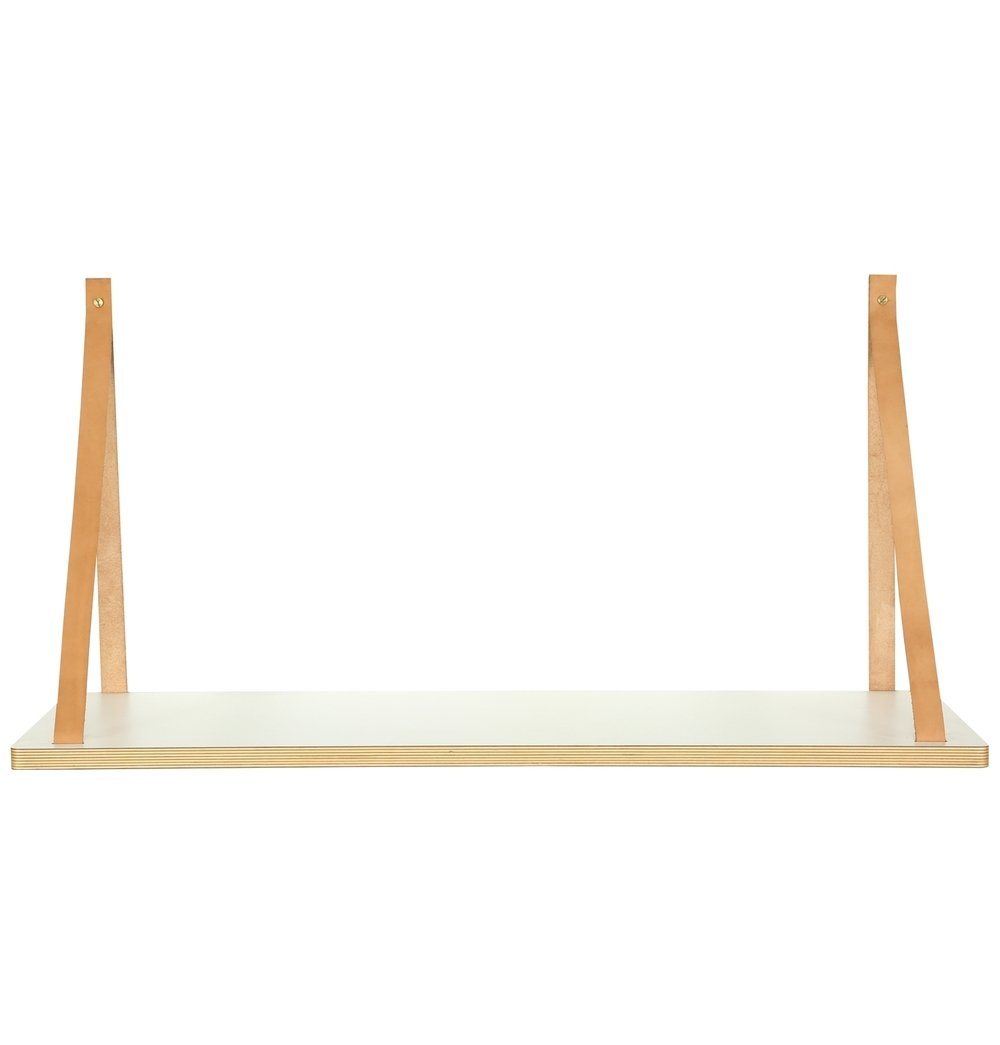 GFURN - Edge Shelf With Leather Rope -