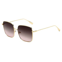 Thumbnail for Enoch | S2068 - Women Metal Flat Lens Square Sunglasses - 8 COLORS -