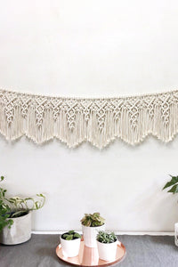 Thumbnail for Macrame Fringe Wall Hanging Decor - 47.2