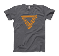 Thumbnail for The Penrose Triangle From a Journey Through Time - DARK T-Shirt