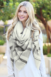 Thumbnail for Riah Fashion - Blanket Fringed Scarf -