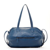 Thumbnail for Catherine Blue Leather Satchel Bag -