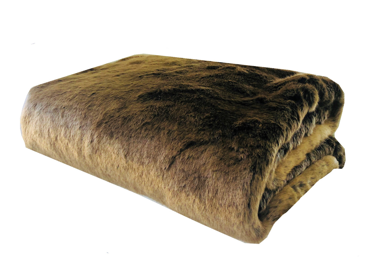 Tissavel Volga Rabbit Faux Fur Handmade Luxury Throw - 14 SIZES -