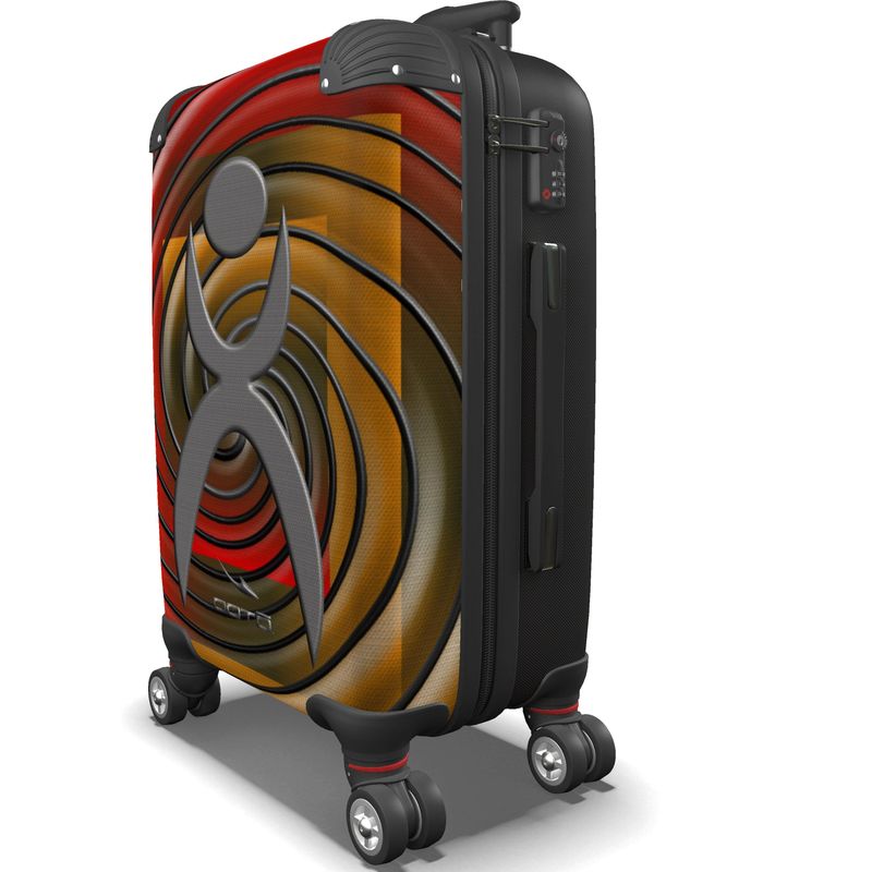 IN CASE OF OOTO - GLYPHIC EN SPIRAL EPIC JOURNEY GRADIENT - suitcase - 1 COLOR -