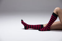 Thumbnail for Women's Stylish Stripe Knee High Socks Set - 5 PACK -