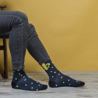 Thumbnail for Men's Fleur De Lis Socks - 1 COLOR -