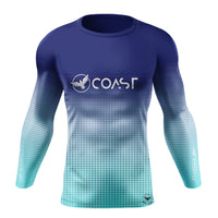 Thumbnail for FYC - Men's Faded Hyper Drive Sleeve Performance Rash Guard UPF 40+ - 1 COLOR -