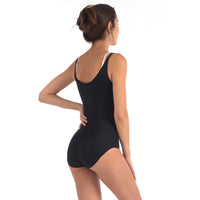 Thumbnail for Wear Your Own Bra Bodysuit Shaper With Targeted Double Front Panel Black -