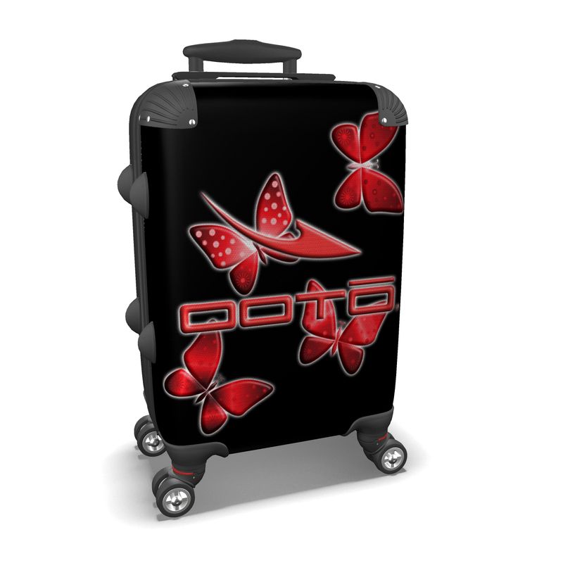 IN CASE OF OOTO - DASH AND BUTTERFLIES - suitcase - 1 COLOR -