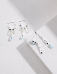 Thumbnail for Blue Topaz Drop Earrings