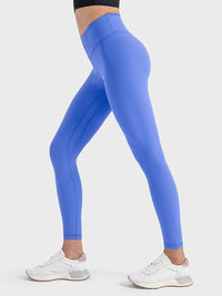 Thumbnail for Wide Waistband Sports Leggings - T - 4 COLORS -