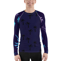 Thumbnail for FYC - Men's Find Your Coast Aloha Adventure Performance Rash Guard UPF 40+ - 1 COLOR -