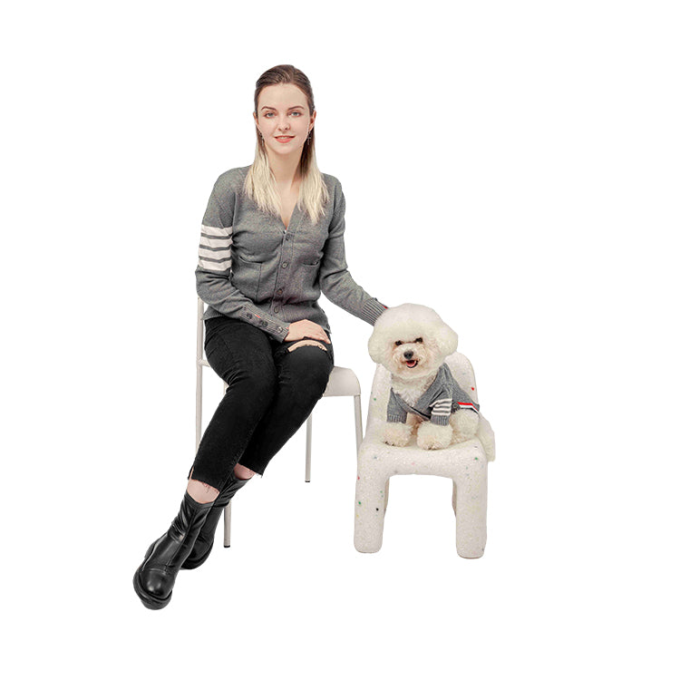 Human Sweater and matching Dog Clothing - Four-Legged Overalls - Too Cool! - Human & Pet Sweaters Sold Seperately [10-15 DAY DELIVERY - 1 COLOR -