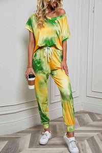 Thumbnail for Tie-Dye Top and Pants Set - 2 PCS. - T - 5 TIE DYE COLORS -