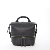 Thumbnail for Ashley Small Black Leather Backpack -