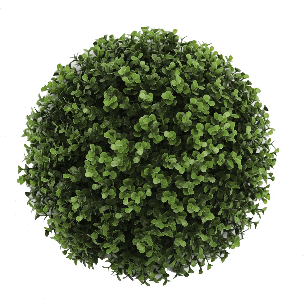 Natural Green Artificial Buxus Topiary Ball 11" UV Resistant - SET OF 2 -