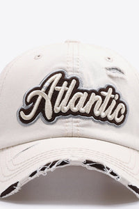 Thumbnail for ATLANTIC Graphic Distressed Baseball Cap - T - 7 COLORS -