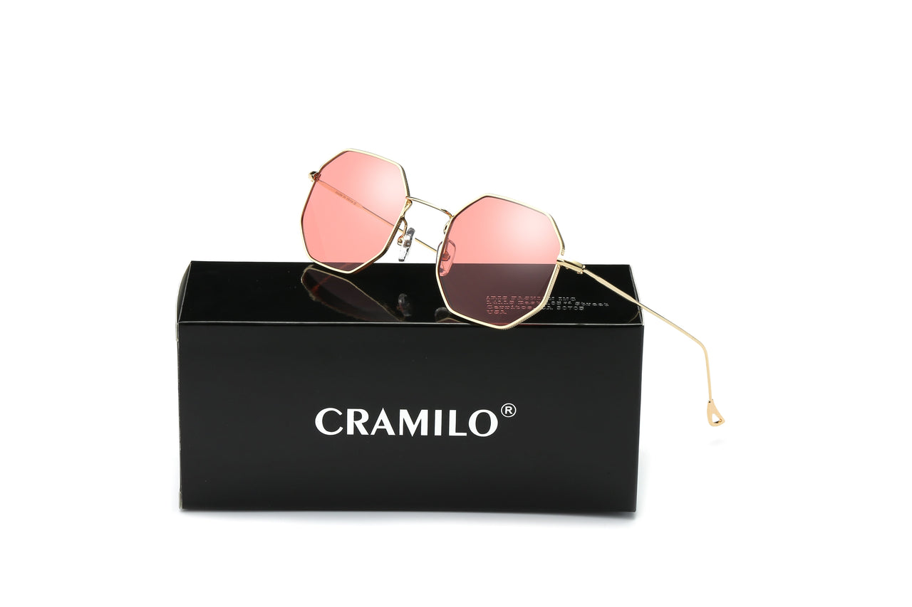 Calgary | S2019 - Unisex Vintage Round Polygonal Sunglasses - 8 COLORS -