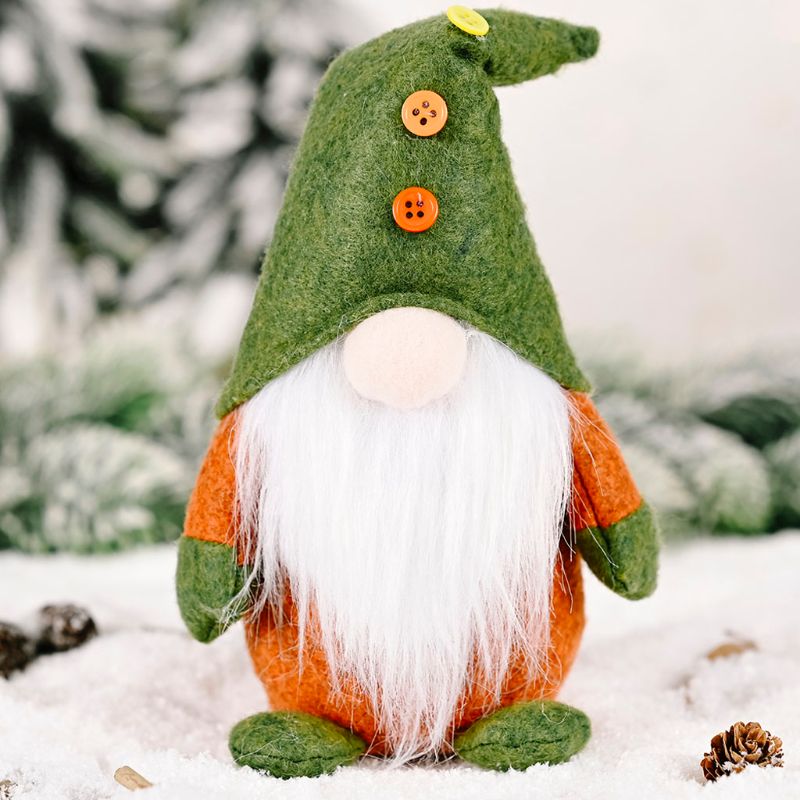 Handmade Christmas Elf Gnome Decoration - Standing Swedish Gnome Tomte Ornaments - 9.45" - 11.1" - [14-20 DAY DELIVERY] - SINGLE OR 2 COMBO TYPES -