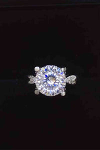 Thumbnail for 2 Carat Moissanite 925 Sterling Silver Ring