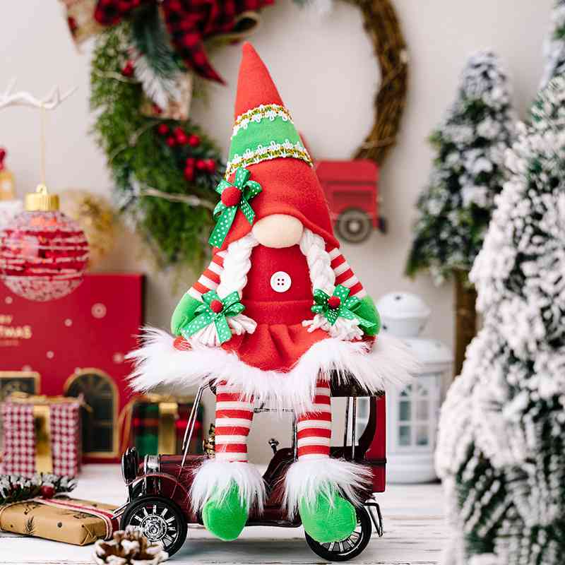 Striped Christmas Gnomes - 16.1"/15" - [5-10 DAY DELIVERY] - T - 2 TYPES/STYLES -