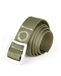 Thumbnail for Mens Adjustable Nylon Strap Military Tactical Web Belt Metal Buckle - 6 COLORS -