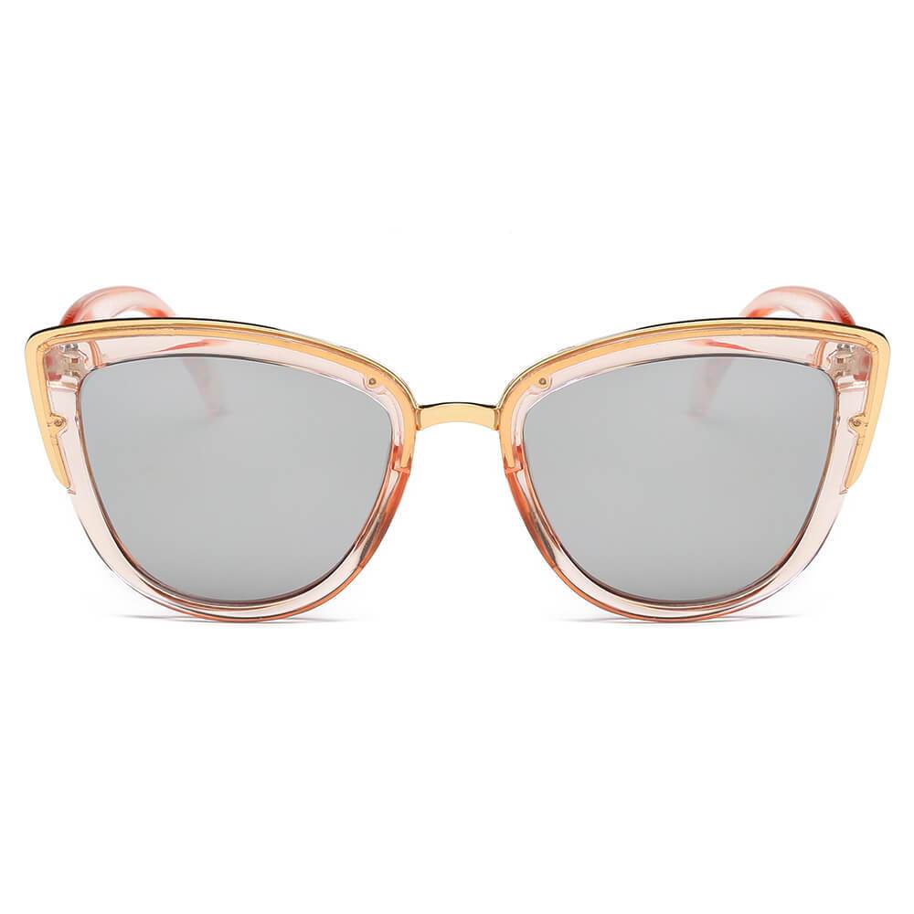 Chester | S1005 - Women's Vintage Retro Oversized Cat Eye Sunglasses - 4 COLORS -