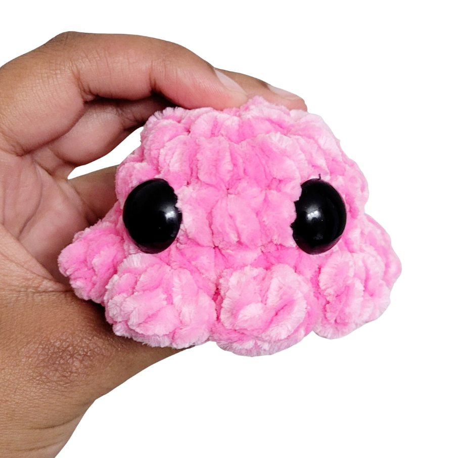 Plum Pop Studios - Mini Crochet Octopus Plushies - 9 COLORS -