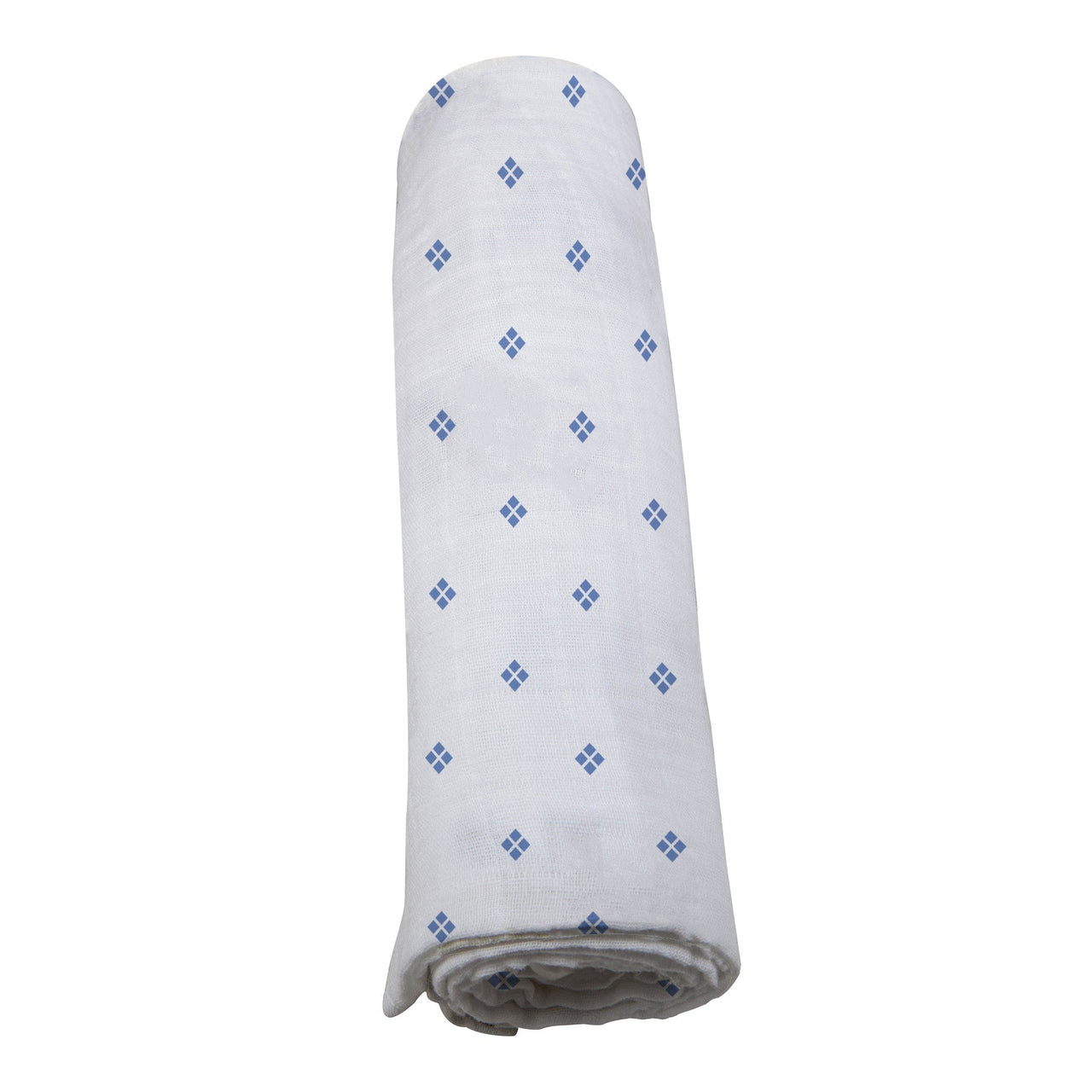 Newcastle - Periwinkle Diamond Polka Dot Swaddle -