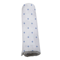 Thumbnail for Newcastle - Periwinkle Diamond Polka Dot Swaddle -