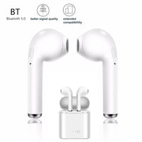 Thumbnail for I7s Tws Wireless Headphones - Bluetooth 5.0 Earphones Sport Earbuds Headset With Mic Charging Box Headphones for All Smartphones - [26 DAY DELIVERY] - 2 COLORS -