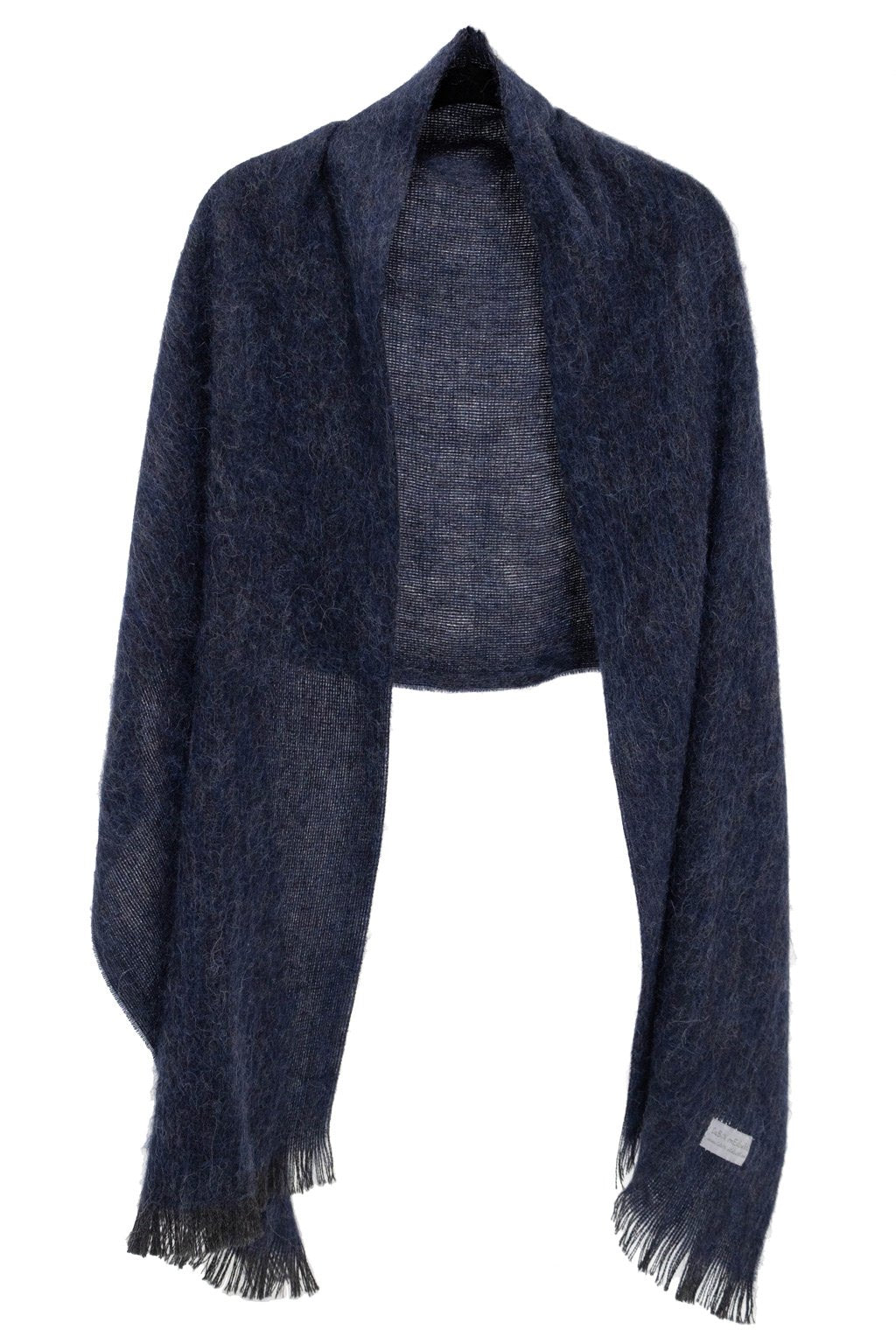 Cabin Measures - Navy Peruvian Alpaca Wool Wrap - 1 COLOR -