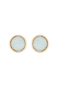 Thumbnail for Riah Fashion - Denim Button Earrings - 3 COLORS -