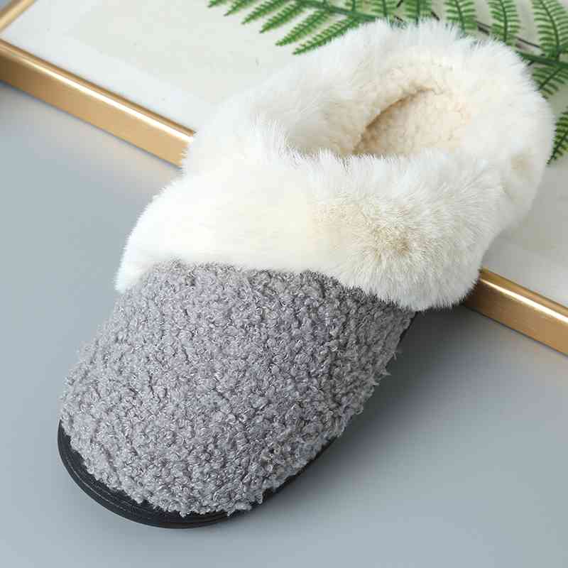 Sherpa Wrapped Indoor/Outdoor Slipper - T - 5 COLORS -