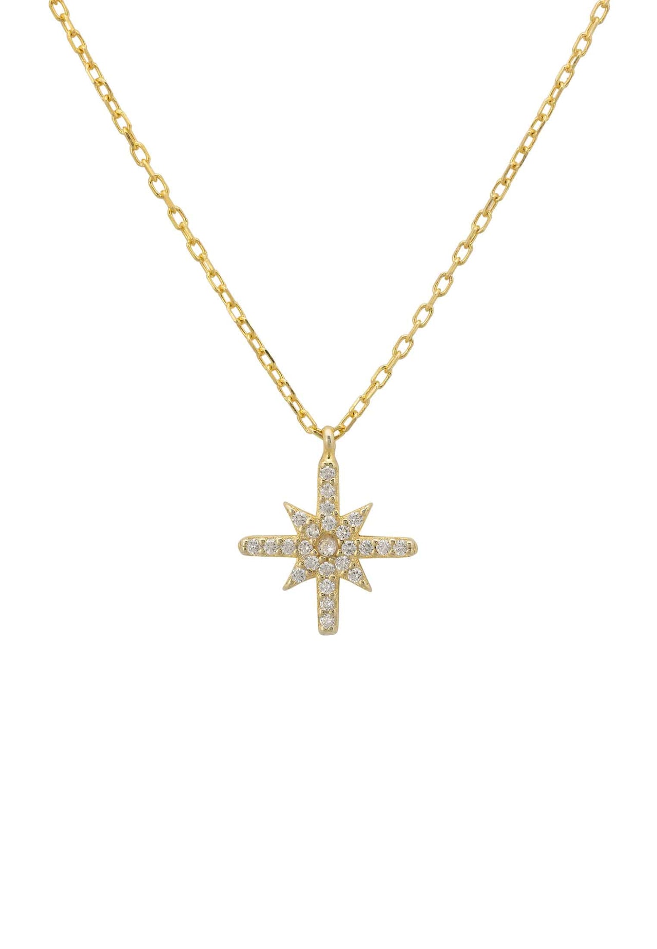 LATELITA - Sirius Star Necklace Gold -