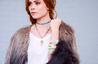 Thumbnail for Shh by Sadie - St Tropez Crystal Quartz Necklace - Blue -