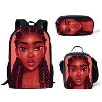 Thumbnail for Back to School Backpack - Girl & Bubble gum plus 37 more, different faces - 3Pcs/Set School Bags for Girls - [10-15 DAY DELIVERY] - 38 DIFERRENT FACES -