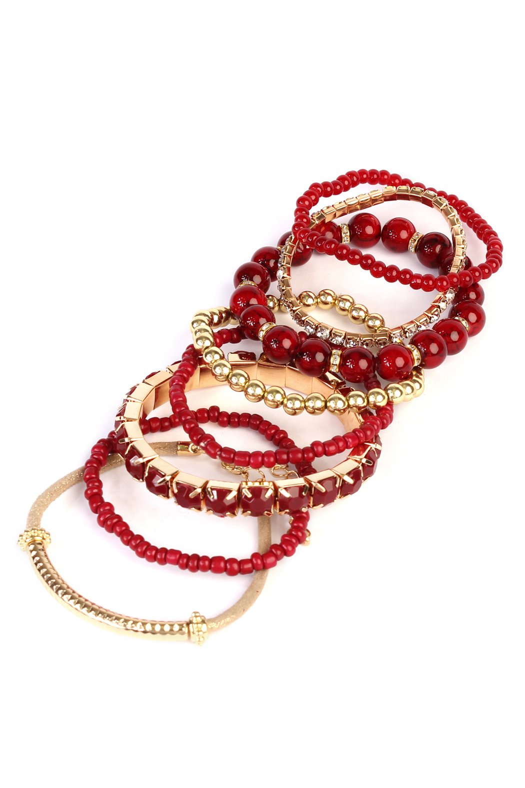 Multicolor Beaded Stretch Bracelet  - 26 COLORS