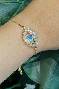 Thumbnail for Ellison & Young - Crystal Eye Slide Bracelet -